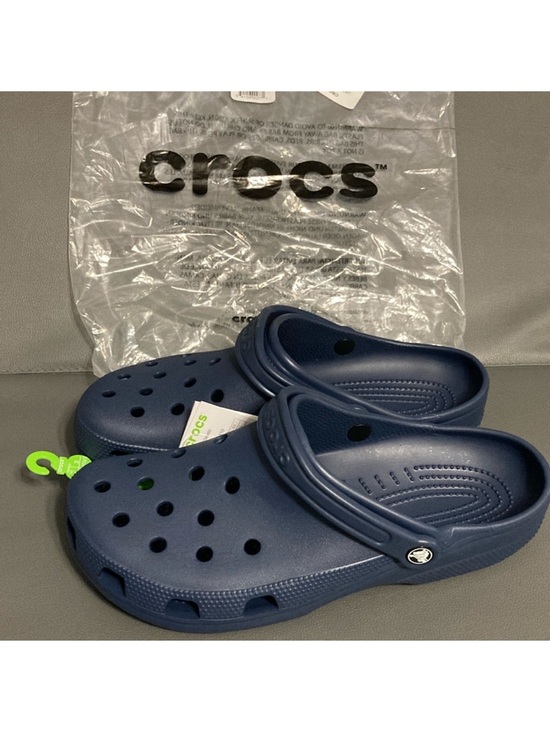 CROCS Shoes - Crocs Classic Clogs navy women’s 8 New!